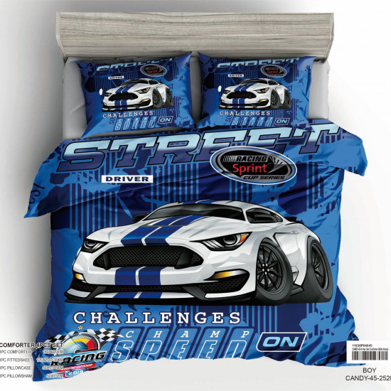4-Piece Kids Comforter Bedding Set