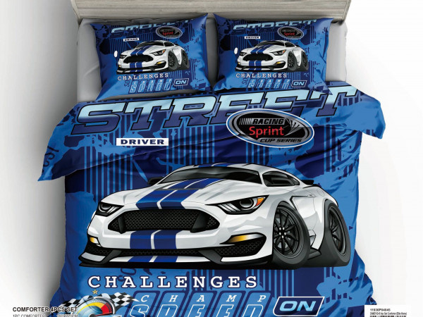 4-Piece Kids Comforter Bedding Set