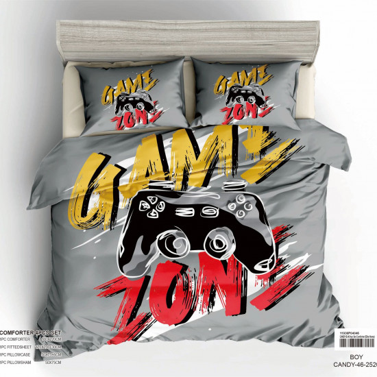 4-Piece Kids Comforter Bedding Set