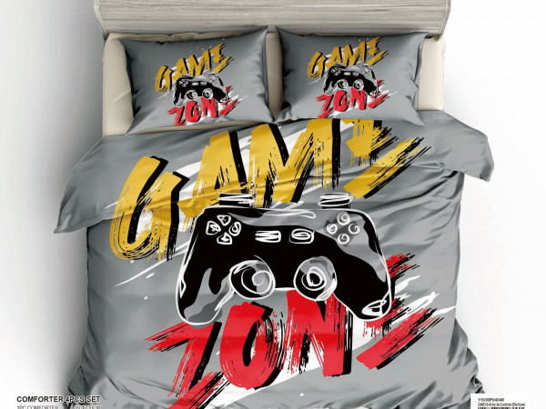 4-Piece Kids Comforter Bedding Set