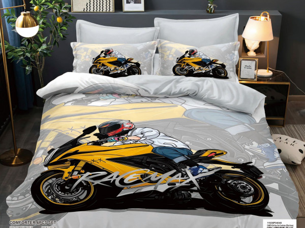 4-Piece Kids Comforter Bedding Set