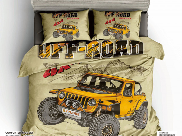 4-Piece Kids Comforter Bedding Set