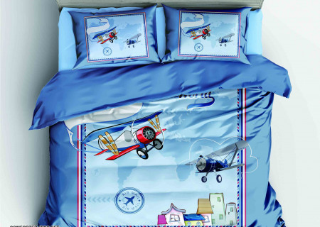 4-Piece Kids Comforter Bedding Set