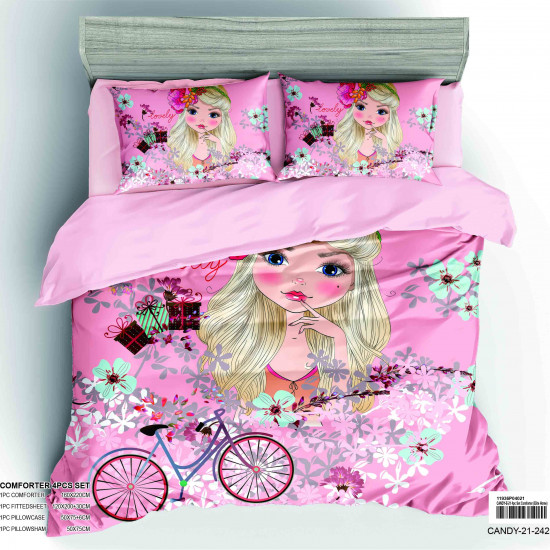 4-Piece Kids Comforter Bedding Set 4-Piece Kids Comforter Bedding Set