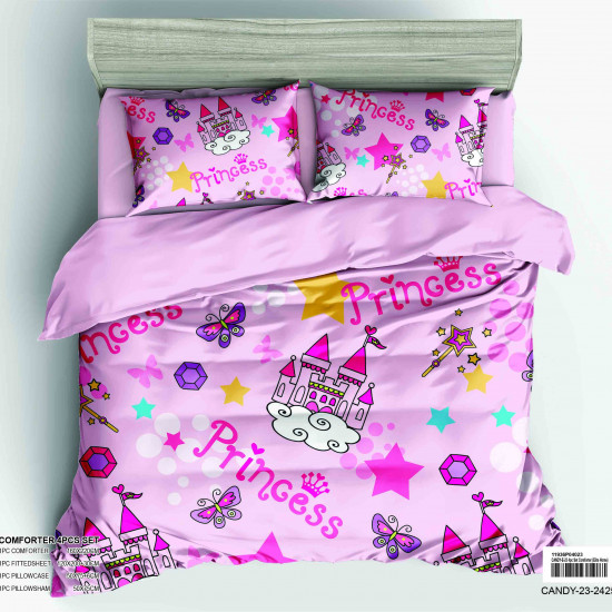 4-Piece Kids Comforter Bedding Set 4-Piece Kids Comforter Bedding Set