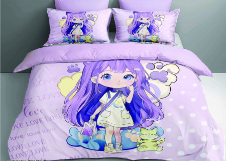 4-Piece Kids Comforter Bedding Set