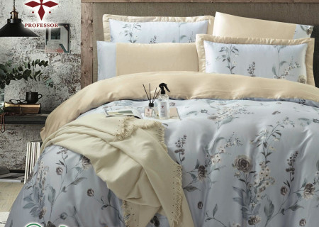 100% Cotton 6 Piece Super King Size Comforter Set - Silk Soft