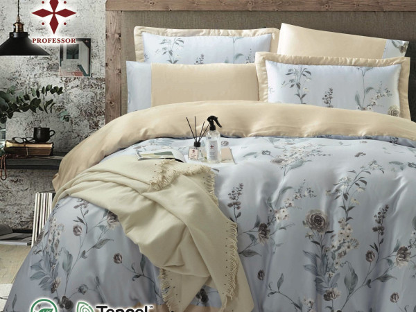100% Cotton 6 Piece Super King Size Comforter Set - Silk Soft