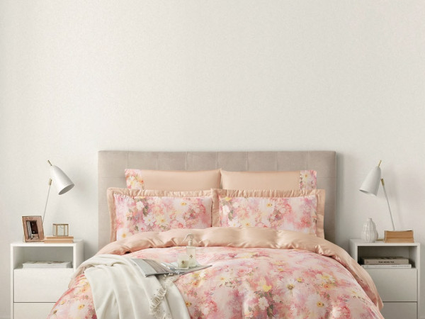 100% Cotton 6 Piece Super King Size Comforter Set - Silk Soft
