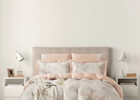 100% Cotton 6 Piece Super King Size Comforter Set - Silk Soft