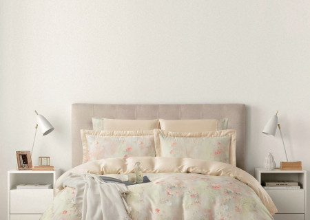 100% Cotton 6 Piece Super King Size Comforter Set - Silk Soft