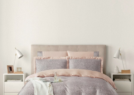 100% Cotton 6 Piece Super King Size Comforter Set - Silk Soft