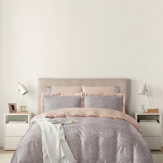 100% Cotton 6 Piece Super King Size Comforter Set - Silk Soft