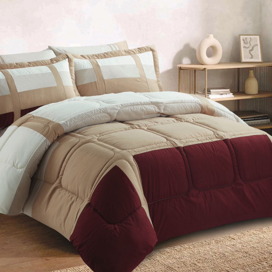 6-Piece Double Super King Size Comforter Set