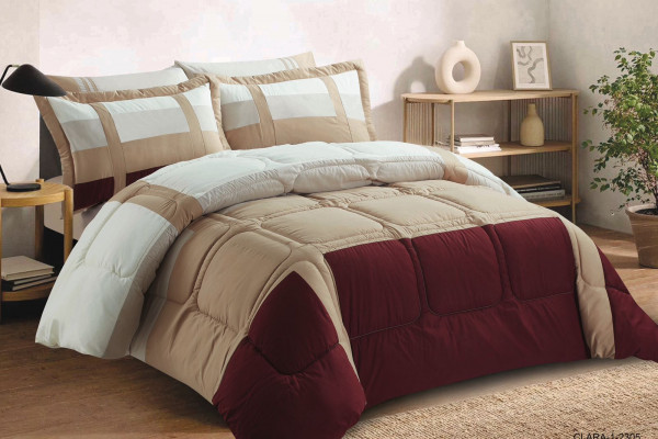 6-Piece Double Super King Size Comforter Set