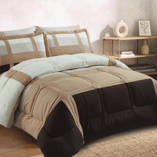 6-Piece Double Super King Size Comforter Set