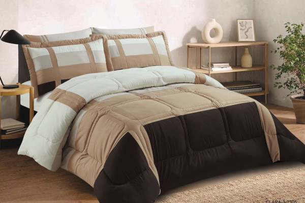 6-Piece Double Super King Size Comforter Set