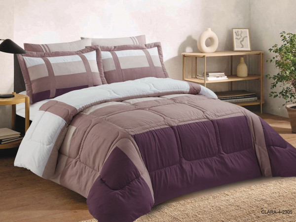 6-Piece Double Super King Size Comforter Set