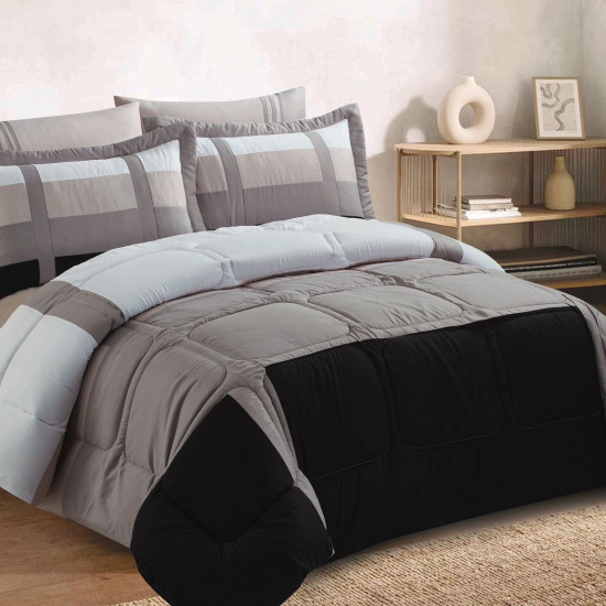 6-Piece Double Super King Size Comforter Set