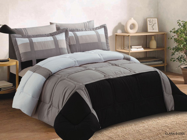 6-Piece Double Super King Size Comforter Set