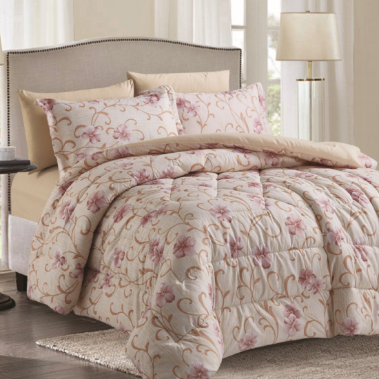 6-Piece Double Super King Size Comforter Set