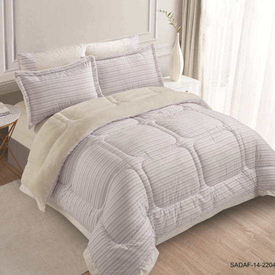 6PC BLANKET COMFORTER SET-DOUBLE