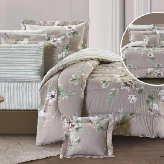 7PC SET DUVET COVER-DOUBLE- 100% COTTON 240x260 7PC SET DUVET COVER-DOUBLE- 100% COTTON 240x260