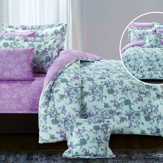 7PC SET DUVET COVER-DOUBLE- 100% COTTON 240x260 7PC SET DUVET COVER-DOUBLE- 100% COTTON 240x260