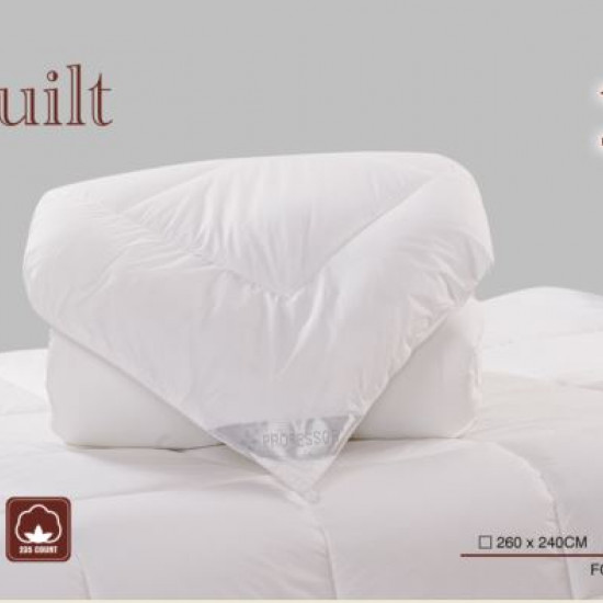 QUILT - DOUBLE - 100% HOTEL COTTON - SUPERKING SIZE - 240*260 CM