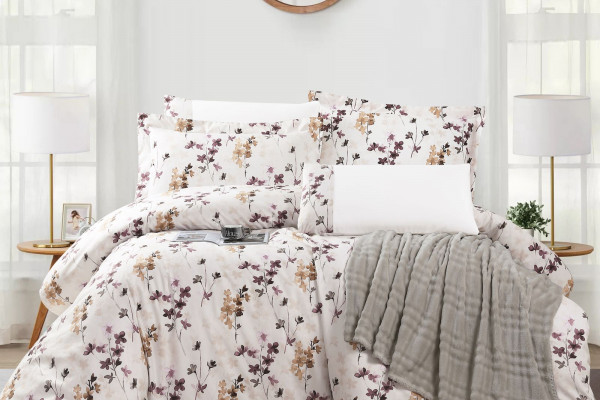 Duvet cover 6pcs set superking size (Without filling)