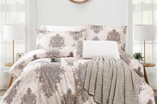 Duvet cover 6pcs set superking size (Without filling)