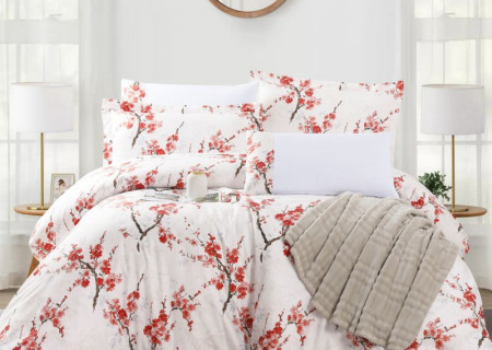 Duvet cover 6pcs set superking size (Without filling)