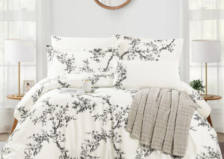 Duvet cover 6pcs set superking size (Without filling)