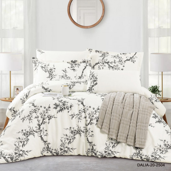 Duvet cover 6pcs set superking size (Without filling)