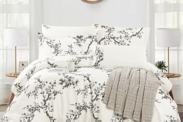 Duvet cover 6pcs set superking size (Without filling)