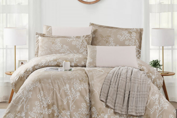 Duvet cover 6pcs set superking size (Without filling)