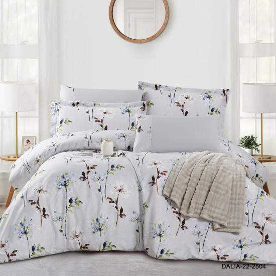 Duvet cover 6pcs set superking size (Without filling)