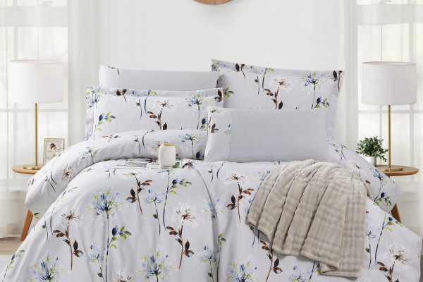 Duvet cover 6pcs set superking size (Without filling)