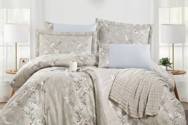 Duvet cover 6pcs set superking size (Without filling)
