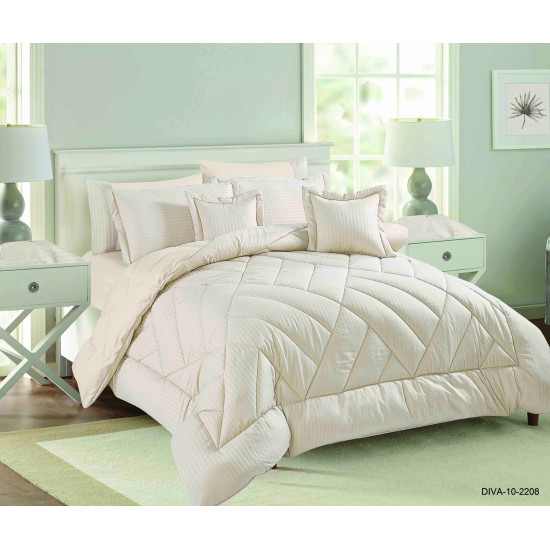 10-Piece Comforter Set-Double