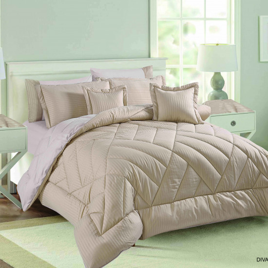 10-Piece Comforter Set-Double