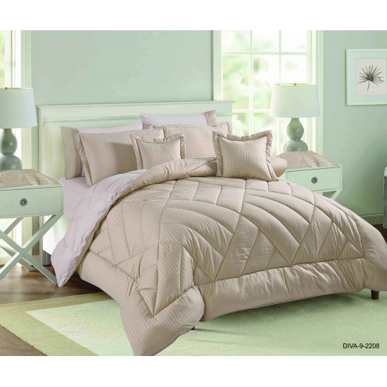 10-Piece Comforter Set-Double