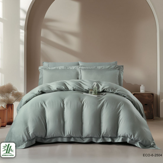 6PCS Double Bamboo Comforter Extra Cooling –Bedding Set