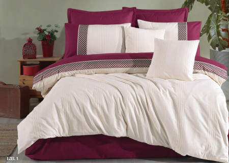 8-Piece Double Super King Size Comforter Set – 100% Turkish Cotton