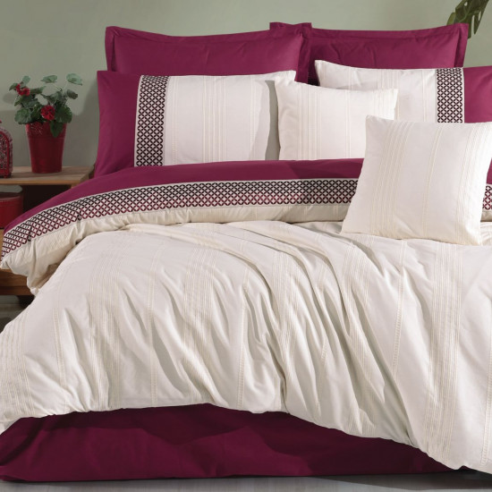 8-Piece Double Super King Size Comforter Set – 100% Turkish Cotton