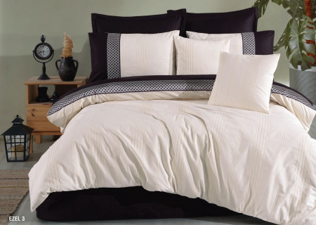 8-Piece Double Super King Size Comforter Set – 100% Turkish Cotton