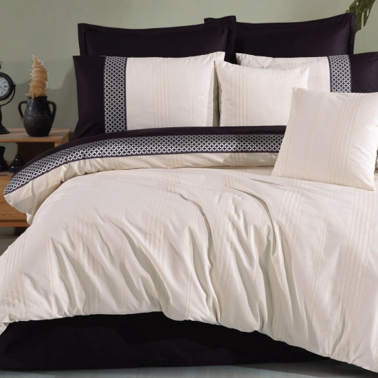 8-Piece Double Super King Size Comforter Set – 100% Turkish Cotton