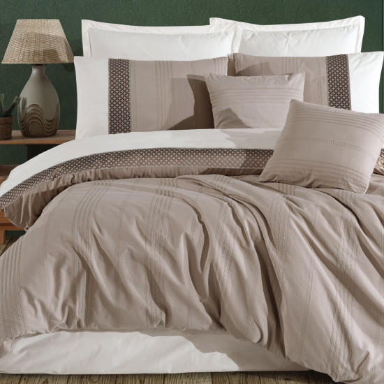 8-Piece Double Super King Size Comforter Set – 100% Turkish Cotton