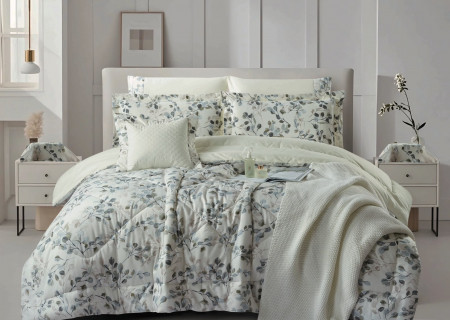 SUPERKING SIZE COMFORTER 9PCS SET WITH HARD BOX PACKING