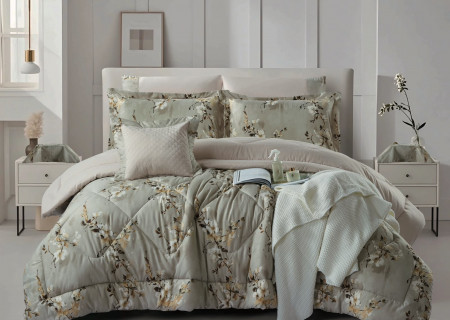 SUPERKING SIZE COMFORTER 9PCS SET WITH HARD BOX PACKING